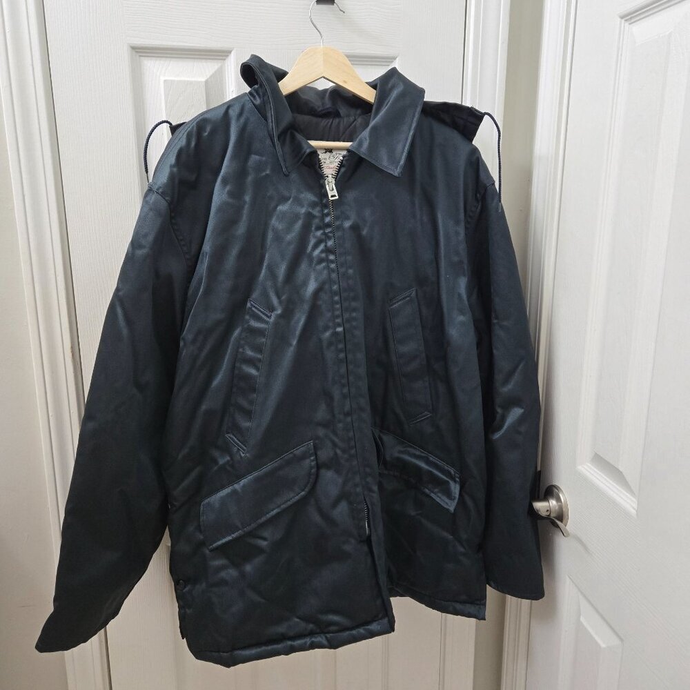 Golden Fleece Coat Industrial Mens XL Blue heavyweight Titanwear hood‎ Utility